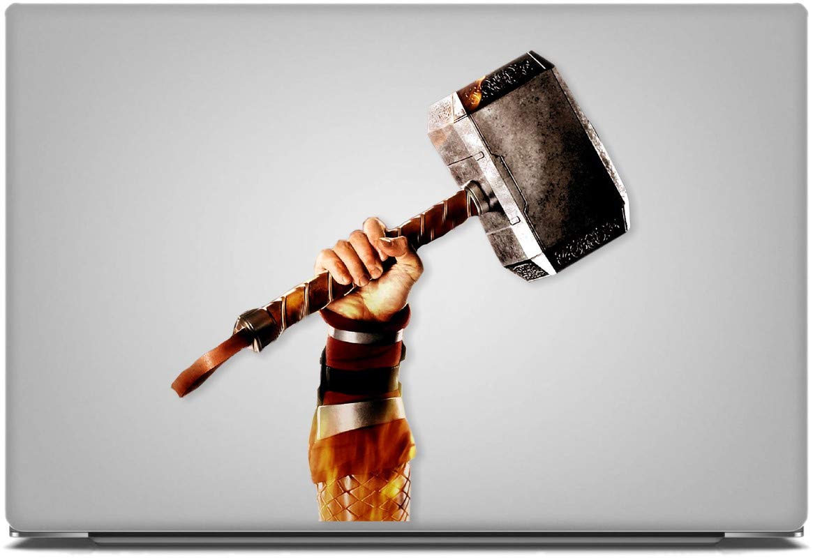 DivineDesigns™ Thor Hammer Laptop Stickers 15.6 inch - Stickers (B089DFYBBV) Amazon Price History, Amazon Price Tracker