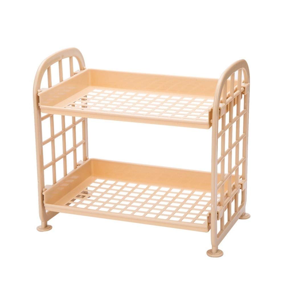 Organisateur de salle de bains et bureau beige pour sublimer votre routine beauté quotidienne