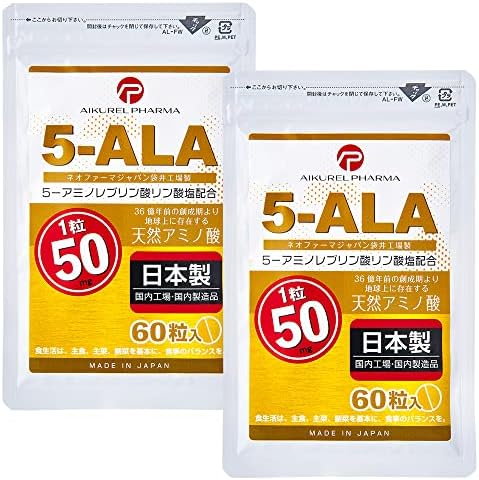 Amazon | 5-ALA タブレット ネオファーマジャパン製 5-ALA 100%使用 1 