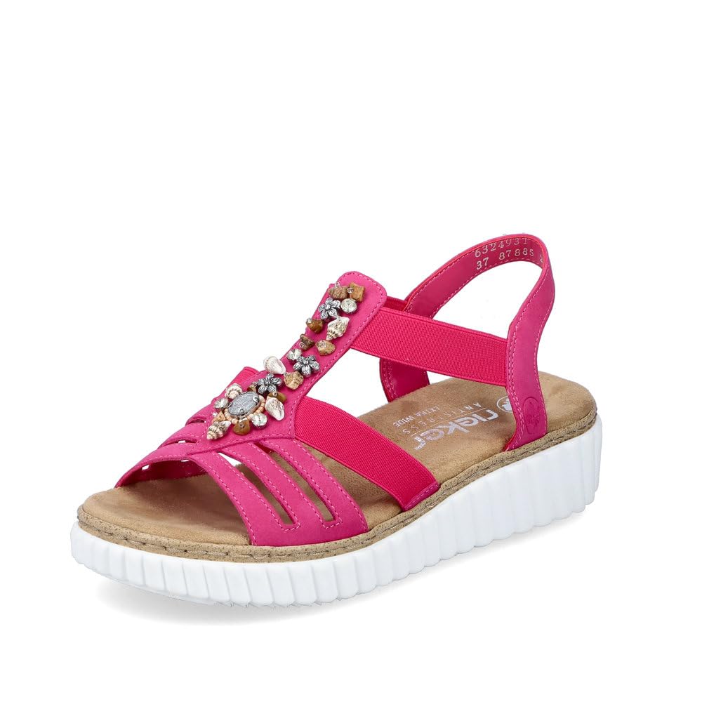 Rieker Damen Riemchensandalen 63249, Frauen Sandalen