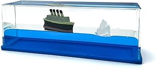 LETINE Titanic Cruise Ship Model Liquid Wave Cruise Ship Decoration Cruise Ship That No Longer Sinks-Cruise Ship Iceberg Home Decor Suitable for Home Show Car Decoration, Gifts, Desk or Paperweight