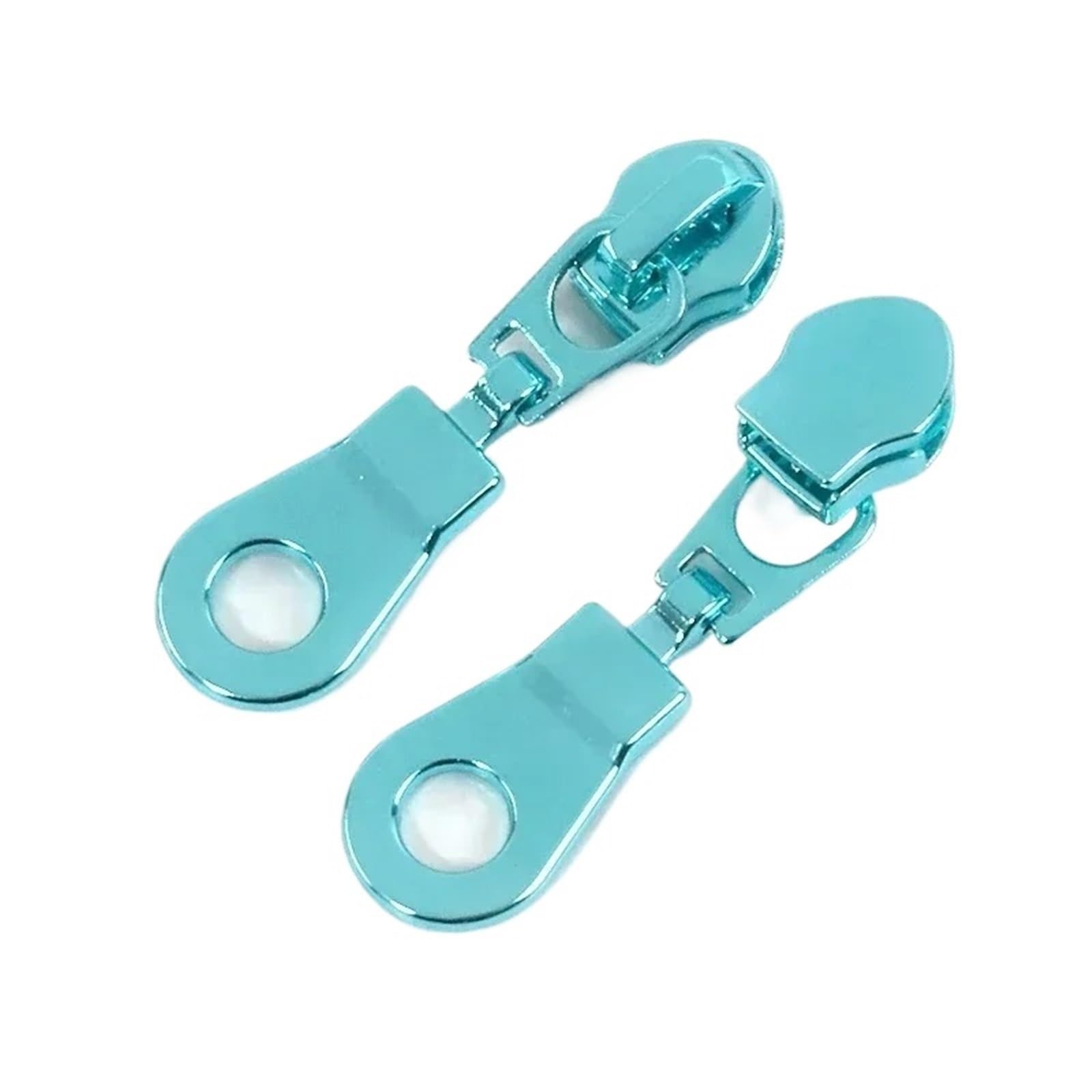 Zipper Pull Replacement Parts, Zipper Pulls 5 Multicolor 50Pcs Repair Kits(Lightblue)
