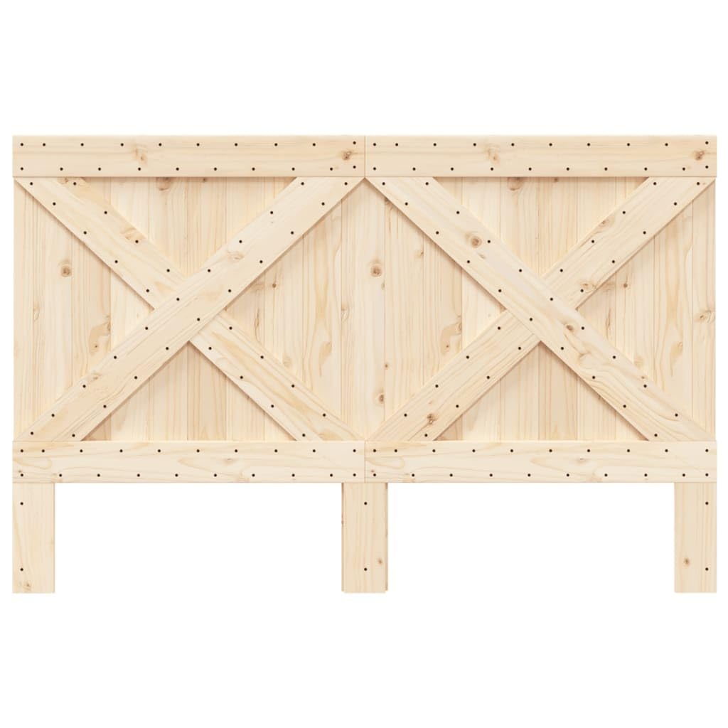 vidaXL Testiera 160x104 cm in Legno Massello di Pino
