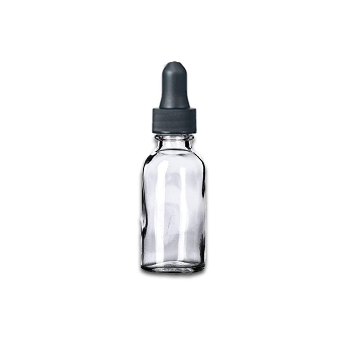 1 oz Clear Glass Bottle w/Dropper