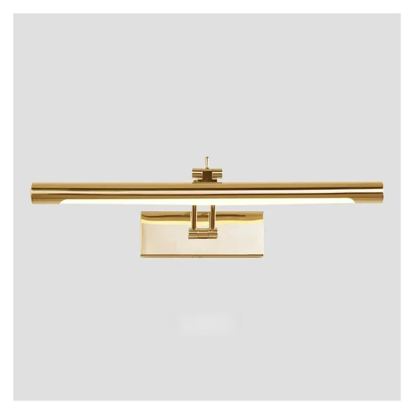 Luce for quadri da parete, illuminazione cosmetica simulata for il bagno for luci lineari decorative da parete Ampia gamma(Cold white 6000K,GOLD_9W 40CM)