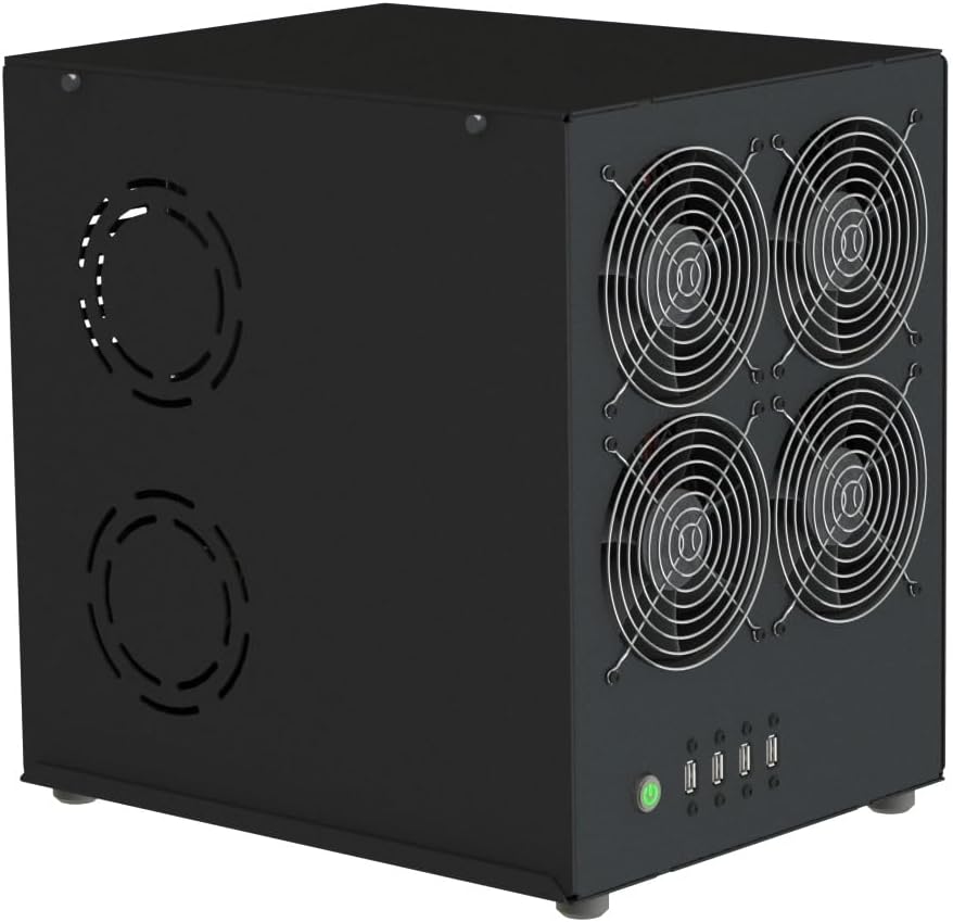 Industrial Desktop Server Case EM5 Support 6 Drives and ATX Motheboards