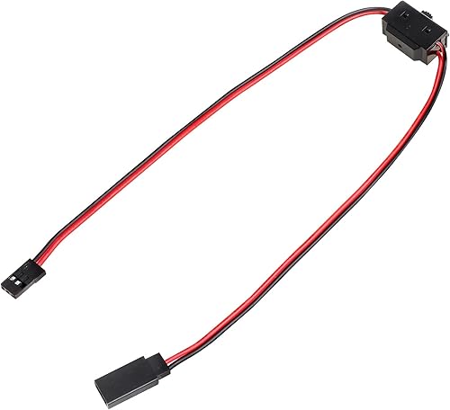 Miniatura 5 de Hobbypark Interruptor de encendido y apagado a control remoto JR Futaba Style 2 Way Power para autos RC camiones, Crawlers Off-Road Buggies (paquete