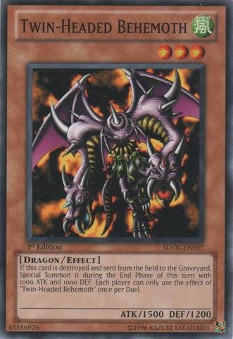 behemoth deck yugioh Yu-Gi-Oh! - Twin-Headed (SDDL-EN017) - Structure Deck: Dragunity Legion - 1st Edition pikachu crochet All cards will be US SELLER] Pokemon Card Color:Royal Blue
