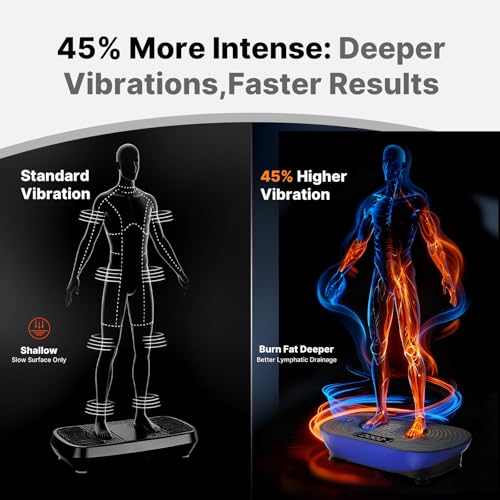 Merach V33 Pro Vibration Plate Exercise Machine with Touchscreen, 99 Speeds | Resistance Bands, Bluetooth, 350lbs Capacity, Vibration Platform for Lymphatic Drainage, Home Full Body Fitness Equipment - image 2