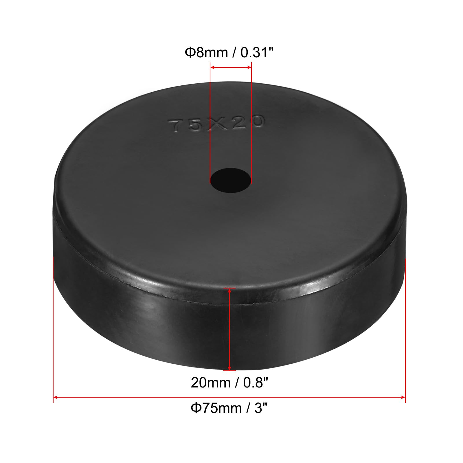 PATIKIL Multi Purpose Rubber Spacer - Image 2