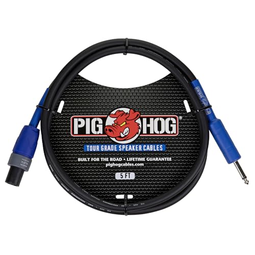 Cable Speakon de PigHog con cubierta de PVC de 9.2 mm para una máxima durabilidad