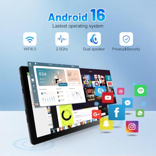 Tablet Android 16 de 10 pulgadas con memoria expandible de 1TB TF 3