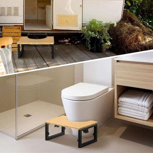 Marchepied de toilette pliable pour soulager la constipation - 4