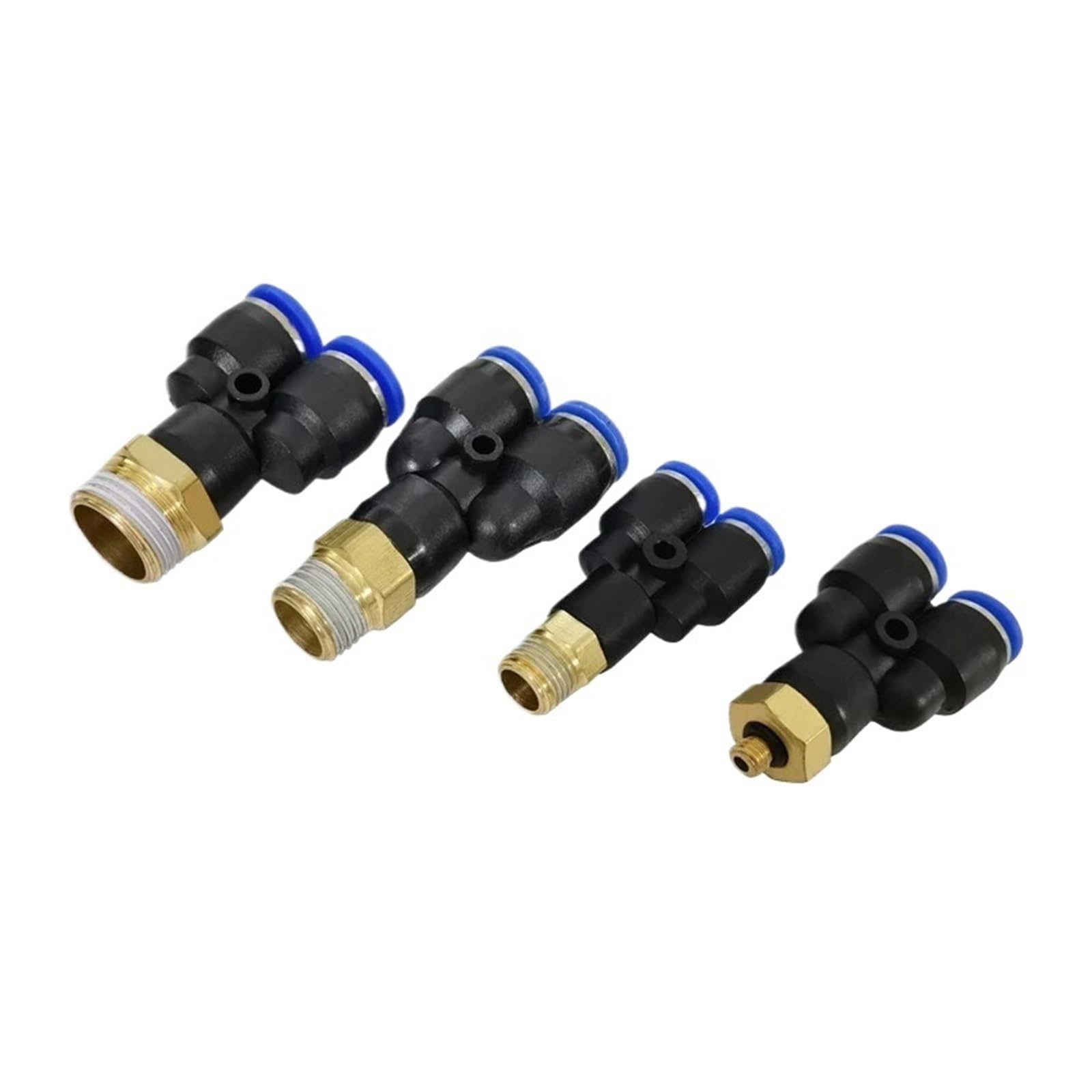 Accesorios rápidos neumáticos PX6-02 con unión en Y de alta precisión para talleres