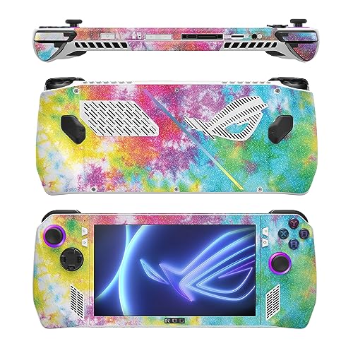 Image of MightySkins Glossy Glitter Skin Compatible with Asus ROG Ally - Tie Dye Splatter | Protective, Durable High-Gloss Glitter Finish | Easy to Apply