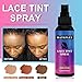 Mateplex Lace Tint Spray for Wigs Tinted Melting Spray for Lace Grids Quick Drying Wig Knot Concealer 3.38 oz (100ml, Golden Brown)