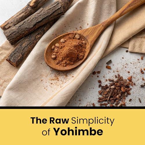 herb to body yohimbe bark powder  4 oz wildcrafted dried yohimbe powder sourced from africa for herbal tea and traditional uses