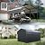 PHI VILLA 10 x 15 ft Heavy Duty Carport with Galvanized Steel Roof (with Side Walls)- Multi-Use Shelter, Sturdy Metal Carport for Cars, Boats, and Tractors