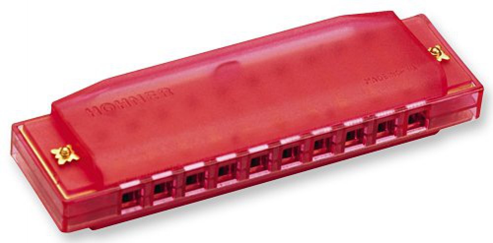 Kids Clearly Colorful Translucent Harmonica Assorted Colors