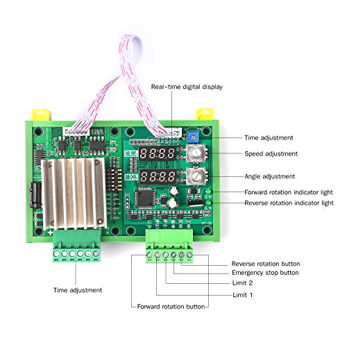 DECDEAL Stepper Motor Driver Board Controller Stepper Motor Drive Módulo de Controle com Programação