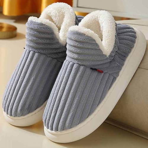 Pluffi Slipper Booties For Women Men Cozy Stylish Slipper Winter Fuzzy Warm Thick-Soled House Cloud Slides With Anti-Slip Sole2