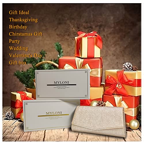 Myloni Clutch Purses For Women Women's Evening Bags Clutches For Women Party Prom Wedding Sparkling Shoulder Bag (Champagne) #TOP5