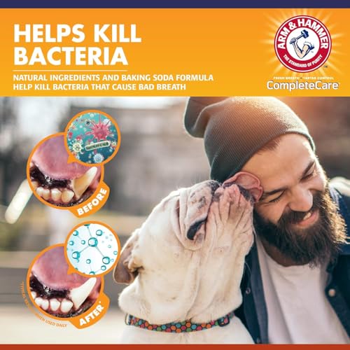 Arm & Hammer Spray dental para cães Complete Care | Spray dental para cães sabor menta para limpeza