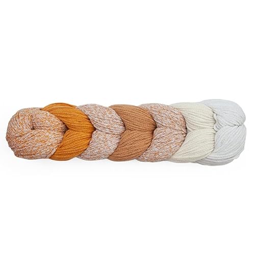 Treccia de Mondial eine Baumwolle in 250 Gramm und 225 Meter Knäuel (Toast 499)
