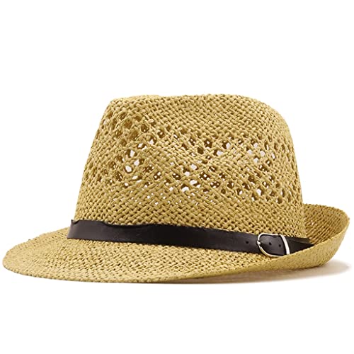 Chapeau Fedora d'été hommes femmes YXWYXWA chapeaux de soleil de plage