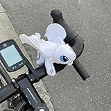 JIXIAOZUAN Dragon Car Accessory, Toothless Car Accessory, Toothless Dragon Toy, Double Evil Spirit Doll with Suction Cup, Dragon Stuffed Plush Animal with Movable Wings (7.8' White)