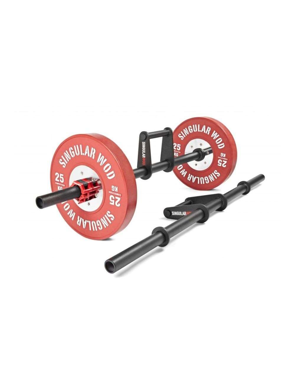 FARMER-WALK BAR (PAREJA) SINGULARWOD - – barras de entrenamiento profesional para fuerza, halterofilia y powerlifting. Ideal para gimnasio o home gym. Compatible con discos 50mm.