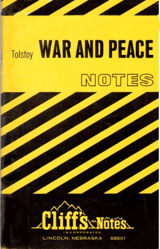 War and peace : notes B0007EIOTI Book Cover