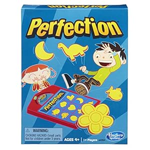 Hasbro Gaming Perfection Game for Kids | Popping Shapes and Pieces | Preschool Board Games for Clasroom | Back to School Gifts | Ages 4+