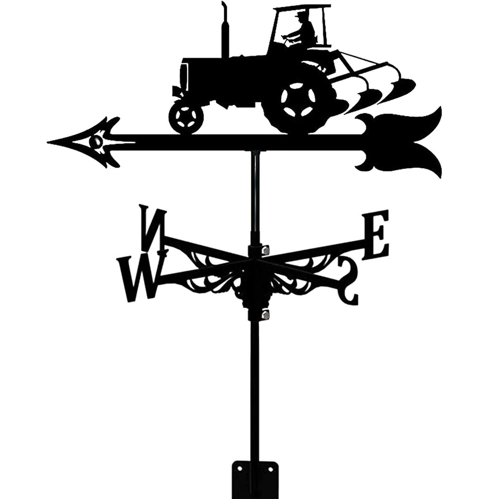 Simple and Strong Tractor Rooftop Weathervane Wind Vane Steel Weathervane Roof Vane Measuring Tools Weather Vane Metal Ornament Wind Vane.