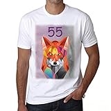 Photo Gallery uomo maglietta volpe geometrica 55 – geometric fox 55 – 55 anni idea regalo 55° compleanno t-shirt anniversario stampa grafica vintage anno 1969 novità bianco m Photo Gallery uomo maglietta volpe geometrica 55 – geometric fox 55 – 55 anni idea regalo 55° compleanno t-shirt anniversario stampa grafica vintage anno 1969 novità bianco m