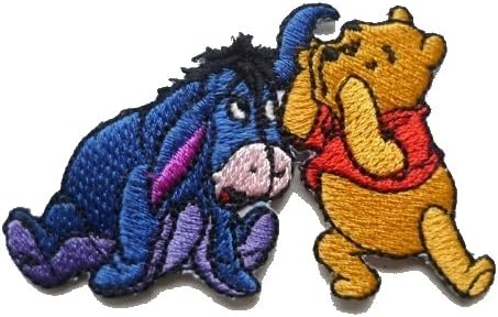 Winnie The Pooh & Eeyore Iron on Sew on Embroidered Badge Applique Motif Patch From PatchWOW