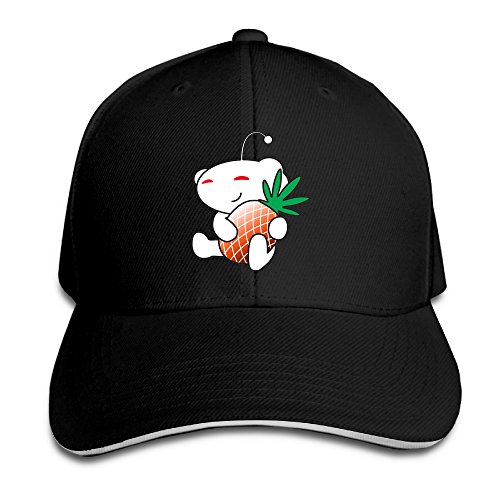 Updated Reddit Alien Pineapple Rabbit Baseball Cap Baseball Cap Black