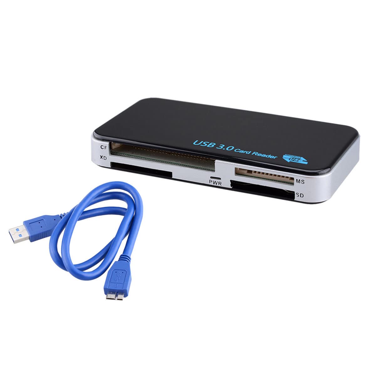 BOWONG All in One USB 3.0 Compact Flash Multifunctional Memory Card Reader Adapter for Micro SD XD CF M2 MS Super Speed-image-35