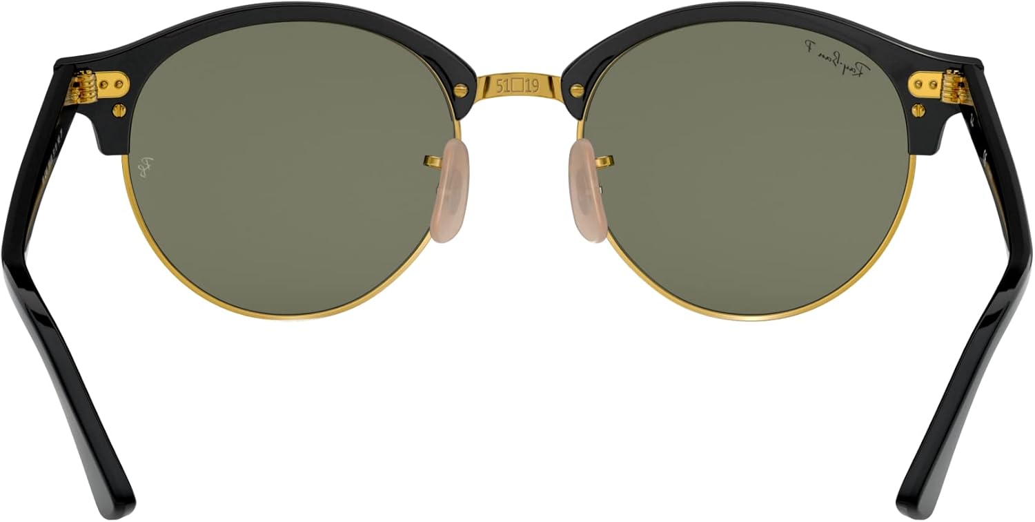 Ray-Ban mens 0RB4246 Sunglasses (pack of 1) 51 mm Black/Polarized Green