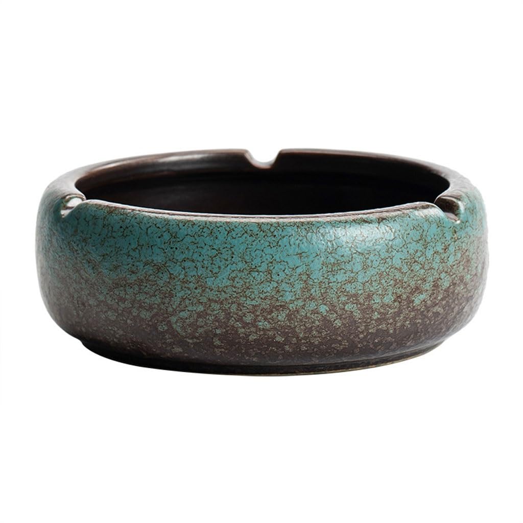 Car Ashtray 12.3 * 4.2cm Japanese Style Retro Design Ashtray Ceramic Tea Table Office Home