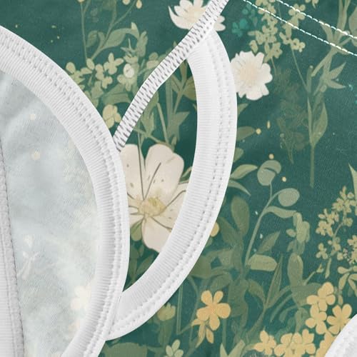 KLL Stylish Embroidery Bee Butterfly Flowers Baby Boys Comfort Briefs Cute Children Panties 5