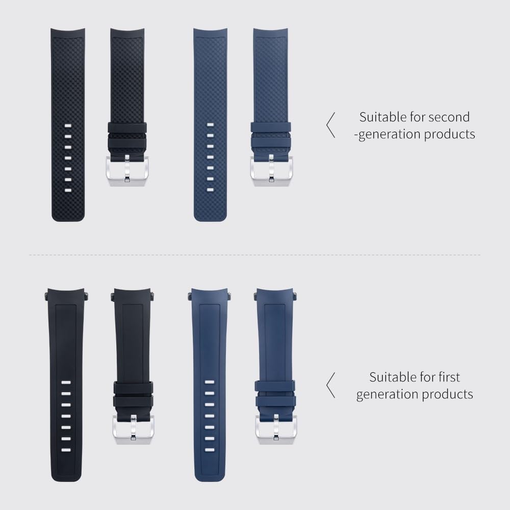 pour la Famille Strap Family Fluoro Watch Bands Curbed End 22 mm Release Match Band Origin China