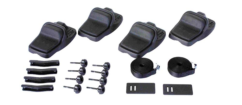 INNO INA452 Padded Universal Mount (1) Kayak Cradle Carrier,Black