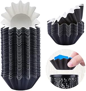 FANDOL Wax Melt Warmer Liners Reusable & Leakproof Candle Warmer Liners Wax Tray for Scented Wax,Electric Wax Warmers, Plug in Warmers, Candle Warmer,Wax Melter and Wax Burner(Black 50pcs)