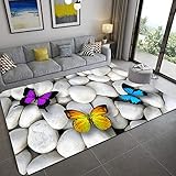 【DECORACIÓN DE RESPALDO ANTIDESLIZANTE】: Respaldo De Partículas Finas Antideslizantes, No Dañan El Piso, Muy Duradero, Maximiza La Fricción Entre La Alfombra Antideslizante Y El Piso,Más Seguro Y Confiable. Sus Niños O Mascotas Pueden Jugar Muy Feliz Y Cómodamente En Las Alfombra Antideslizante. La Alfombra De Lana Es Muy Adecuada Para Salas De Estar, Dormitorios, Guarderías, Habitaciones Para Niños, Habitaciones Para Niñas, Salas De Juegos, Oficinas, Etc.