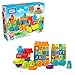 MEGA Bloks DXH35 - ABC Lernzug, zum Spielen und Lernen,Spielzeug ab 1 Jahr