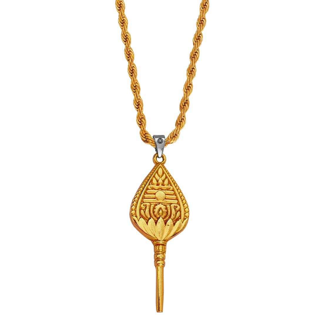 See full amazon price history chart for M Men Style Gold Plated Hindu Religious Panchalogam Tamil Om Murugan Vel Gold Brass Pendant Necklace Chain For Unisex Adult M Men Style Gold Plated Hindu Religious Panchalogam Tamil Om Murugan Vel Gold Brass Pendant Necklace Chain For Unisex Adult (B0BD3ZL5B5) Amazon Price History, Amazon Price Tracker