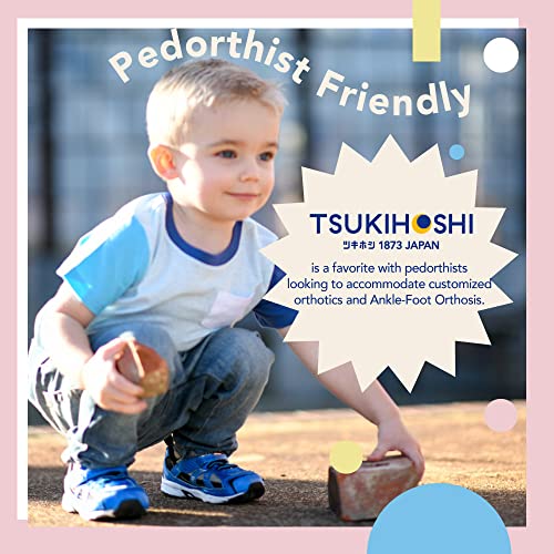TSUKIHOSHI Storm Kids Shoes - Strap-Closure Machine-Washable Kids Sneakers with Wide Toe Box and Slip-Resistant, Non-Marking Outsoles, Navy/Silver - 1.5 Little Kid (4-8 Years)4