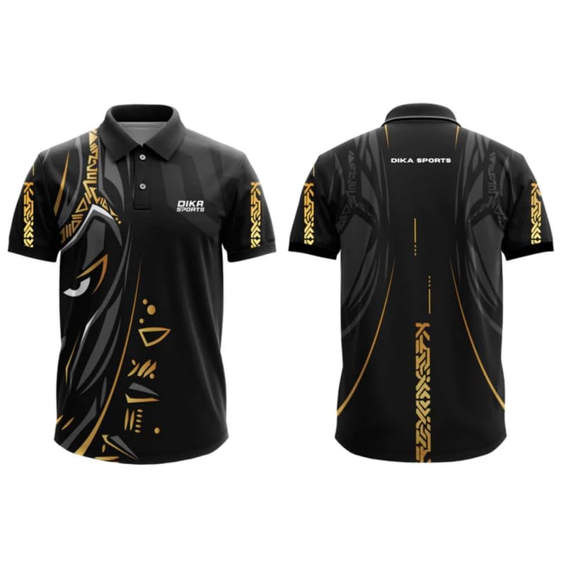Dika Sports Cricket Jersey Gold - Image 1