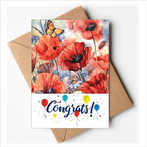 Enveloppes colorées avec fleurs : pochette invitation mariage, baptême et félicitations